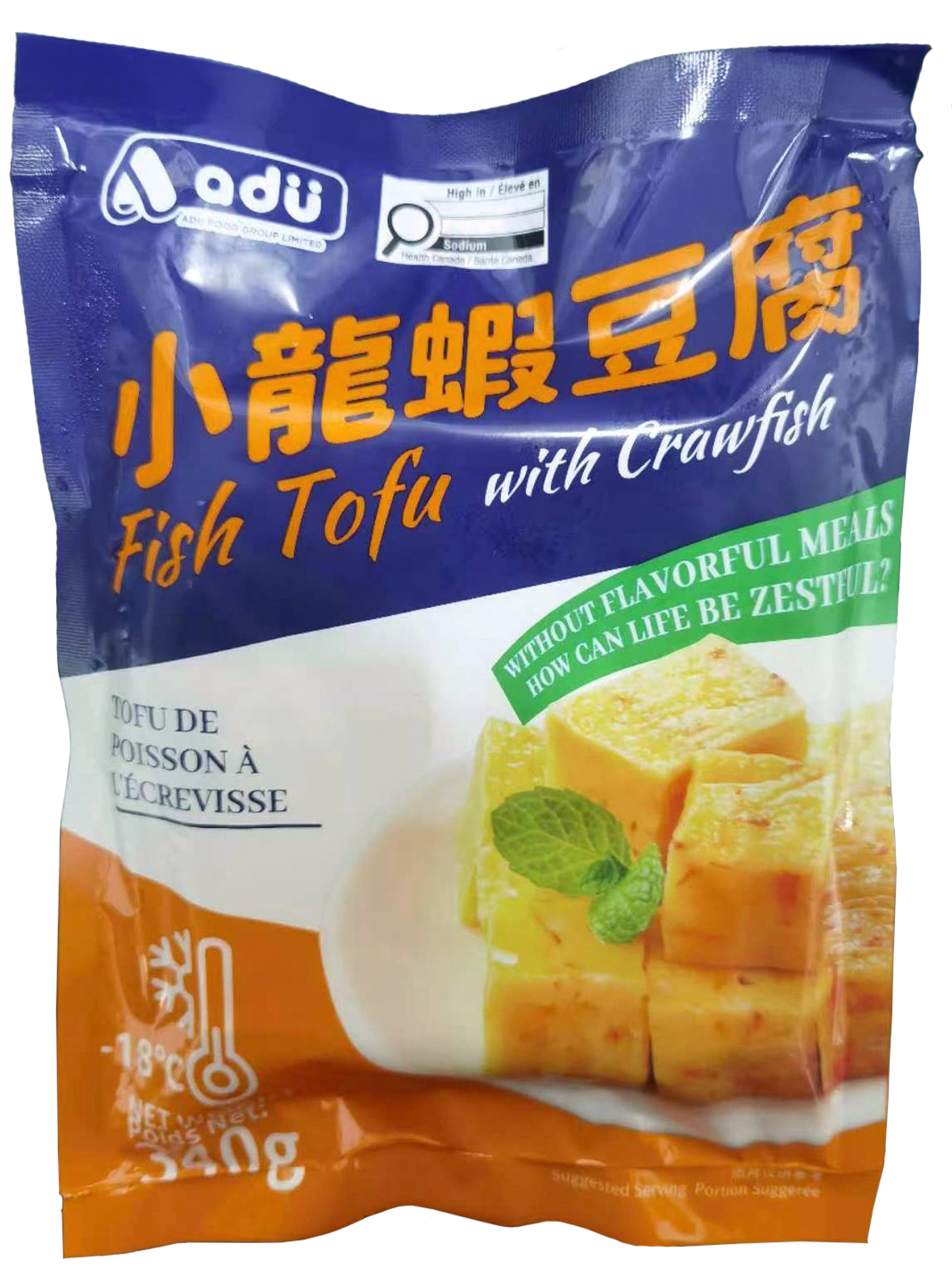 Fish Tofu with Crawfish